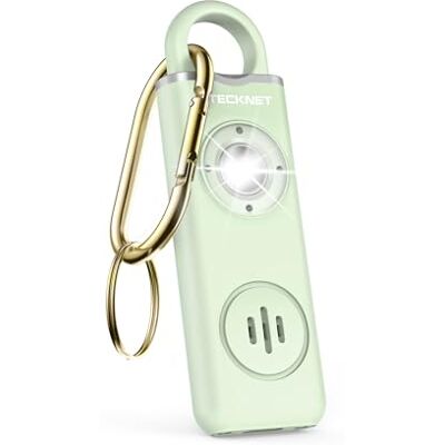 TECKNET Alarme personnelle, Ring Alarm de 130 DB avec Signal LED, Porte-clés de Chargement USB Type-C, Alarmes de Poche pour Enfants, Femmes, Personnes Âgées et Étudiants (Vert) - Publicité TECKNET Alarme personnelle, Ring Alarm de 130 DB avec Signal LED, Porte-clés de Chargement USB Type-C, Alarmes de Poche pour Enfants, Femmes, Personnes Âgées et Étudiants (Vert) - Publicité