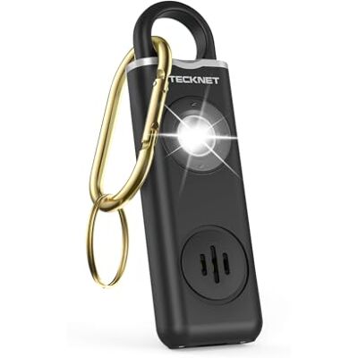 TECKNET Alarme personnelle, Ring Alarm de 130 DB avec Signal LED, Porte-clés de Chargement USB Type-C, Alarmes de Poche pour Enfants, Femmes, Personnes Âgées et Étudiants - Publicité TECKNET Alarme personnelle, Ring Alarm de 130 DB avec Signal LED, Porte-clés de Chargement USB Type-C, Alarmes de Poche pour Enfants, Femmes, Personnes Âgées et Étudiants - Publicité