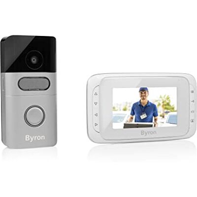 Byron DIC-22815 Interphone vidéo sans fil - 4,3'' Blanc - Publicité Byron DIC-22815 Interphone vidéo sans fil - 4,3'' Blanc - Publicité