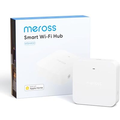 meross Smart Hub MSH400 avec Alarme 110 dB, Prend en Charge Programmateur Arrosage, Détecteur Fumée, Capteurs (Porte/Fenêtre, Fuite Eau, Temp/Humidité) Compatible avec Apple Home, Alexa, Google Home - Publicité meross Smart Hub MSH400 avec Alarme 110 dB, Prend en Charge Programmateur Arrosage, Détecteur Fumée, Capteurs (Porte/Fenêtre, Fuite Eau, Temp/Humidité) Compatible avec Apple Home, Alexa, Google Home - Publicité