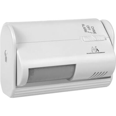 Maclean Dispositif de signalisation d'entrée sans Fil , capteur PIR, portée 8m, alimenté par Une Batterie 9V DC, Volume supérieur à 70dB, MCE311 W - Publicité Maclean Dispositif de signalisation d'entrée sans Fil , capteur PIR, portée 8m, alimenté par Une Batterie 9V DC, Volume supérieur à 70dB, MCE311 W - Publicité