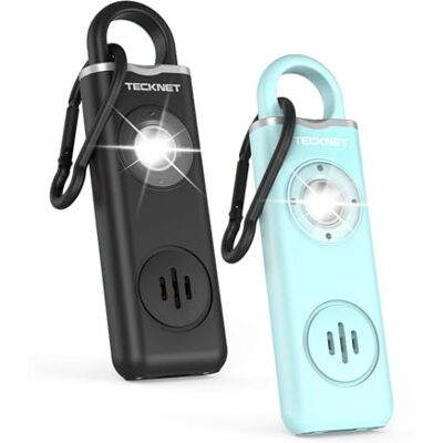 TECKNET Alarme personnelle, Ring Alarm de 130 DB avec Signal LED, Porte-clés de Chargement USB Type-C, Alarmes de Poche pour Enfants, Femmes, Personnes Âgées et Étudiants - Publicité TECKNET Alarme personnelle, Ring Alarm de 130 DB avec Signal LED, Porte-clés de Chargement USB Type-C, Alarmes de Poche pour Enfants, Femmes, Personnes Âgées et Étudiants - Publicité
