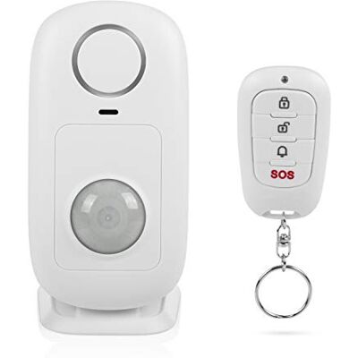Smartwares Mini-Alarme de détection de Mouvement incluant 1 Télécommande - Publicité Smartwares Mini-Alarme de détection de Mouvement incluant 1 Télécommande - Publicité