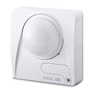 Détecteur de mouvement Elektrobock IR22A Klassik - Intérieur, 360°, 6m Portée - Publicité Détecteur de mouvement Elektrobock IR22A Klassik - Intérieur, 360°, 6m Portée - Publicité