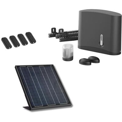 Avidsen Zenia 250 Motorisation Portail Coulissant Solaire – Kit moteur portail coulissant avec panneau solaire, jusqu’à 4 m / 250 kg, automatisation portail maison - Publicité Avidsen Zenia 250 Motorisation Portail Coulissant Solaire – Kit moteur portail coulissant avec panneau solaire, jusqu’à 4 m / 250 kg, automatisation portail maison - Publicité