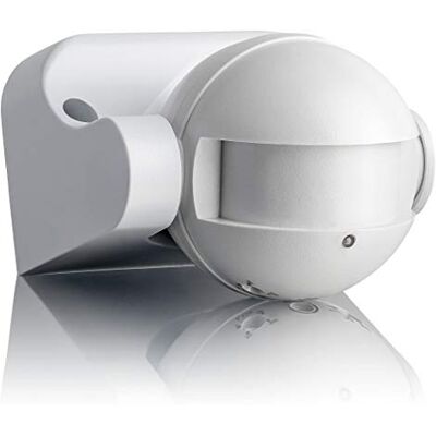 SEBSON Détecteur de Mouvement Extérieur IP54, HF Capteur, Montage en Saillie du Mural, Programmable, Portée 15m/180°, LED adapté, Orientable, 87x93x60mm - Publicité SEBSON Détecteur de Mouvement Extérieur IP54, HF Capteur, Montage en Saillie du Mural, Programmable, Portée 15m/180°, LED adapté, Orientable, 87x93x60mm - Publicité