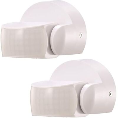 Arum Lighting - Détecteurs de Mouvement Muraux IP65 Blanc - Publicité Arum Lighting - Détecteurs de Mouvement Muraux IP65 Blanc - Publicité