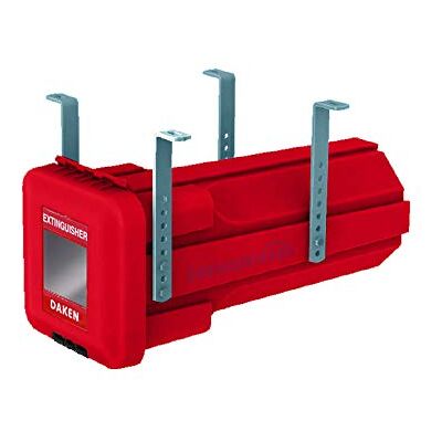 Daken + Edelstahlhaus VH401 Boîte d'extincteur avec support vertical pour extincteur de 6 kg Diamètre 160 mm - Publicité Daken + Edelstahlhaus VH401 Boîte d'extincteur avec support vertical pour extincteur de 6 kg Diamètre 160 mm - Publicité