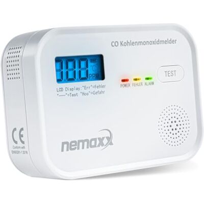 NEMAXX - Détecteur CO EN50291 - capteur électrochimique - résidentiel - Publicité NEMAXX - Détecteur CO EN50291 - capteur électrochimique - résidentiel - Publicité