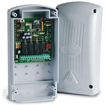 Came - Récepteur bicanal extérieur 868,35 MHz - IP54 - 12-24V - Publicité Came - Récepteur bicanal extérieur 868,35 MHz - IP54 - 12-24V - Publicité