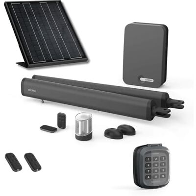 Avidsen Teha 410 Solaire, Motorisation Portail Battant Solaire, Kit Automatisme Complet, Pistons Électriques, 3.5m et 300kg, Panneau Solaire 20W, Clavier à Code, 4 Télécommandes, Sécurité, sans Fil - Publicité Avidsen Teha 410 Solaire, Motorisation Portail Battant Solaire, Kit Automatisme Complet, Pistons Électriques, 3.5m et 300kg, Panneau Solaire 20W, Clavier à Code, 4 Télécommandes, Sécurité, sans Fil - Publicité