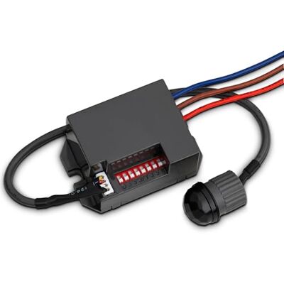 SEBSON Mini Détecteur de Mouvement Intérieur Montage Encastré au Plafond LED jusqu'à 400W, Programmable, Capteur Infrarouge Portée 6m/360°, 3 Fils - Publicité SEBSON Mini Détecteur de Mouvement Intérieur Montage Encastré au Plafond LED jusqu'à 400W, Programmable, Capteur Infrarouge Portée 6m/360°, 3 Fils - Publicité