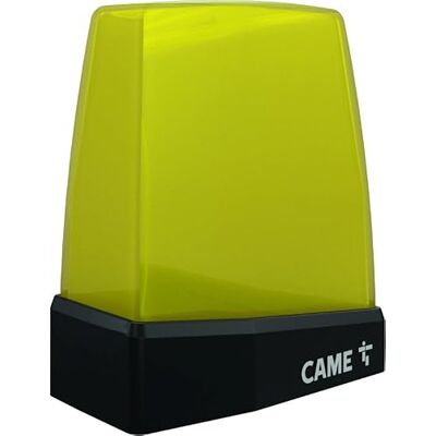 Lampe d'avertissement CAME - Modèle 806LA-0030 - Jaune, Alimentation Universelle - Publicité Lampe d'avertissement CAME - Modèle 806LA-0030 - Jaune, Alimentation Universelle - Publicité