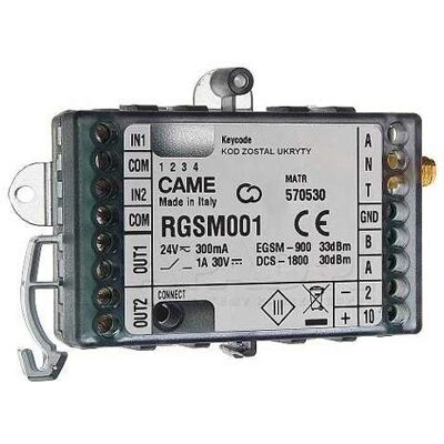 Module Gateway GSM CAME RGSM001 - Automatisation & Sécurité - Publicité Module Gateway GSM CAME RGSM001 - Automatisation & Sécurité - Publicité