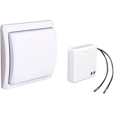 TIBELEC Kit interrupteur va et vient sans fil, portée 70m, 433,92 Mhz, 300W max, 230V - Publicité TIBELEC Kit interrupteur va et vient sans fil, portée 70m, 433,92 Mhz, 300W max, 230V - Publicité