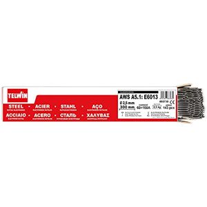 Telwin 802739 Électrode - 2,5 mm, 2,5 Kg, 143 pièces - Électrodes de soudage - Publicité Telwin 802739 Électrode - 2,5 mm, 2,5 Kg, 143 pièces - Électrodes de soudage - Publicité