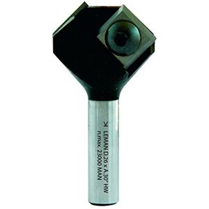 Leman 818.745.00 Mèche d'affleureuse à 2 plaquettes HM chanfrein 45° ø 29 mm queue de 8 mm - Publicité Leman 818.745.00 Mèche d'affleureuse à 2 plaquettes HM chanfrein 45° ø 29 mm queue de 8 mm - Publicité