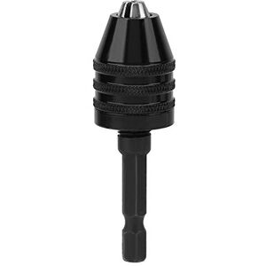 Sharainn Mandrin de perçage sans clé, 0.3-6.5mm 1/4 "tige hexagonale à changement rapide adaptateur de mandrin sans clé SDS-Max Shank Bits outil de conversion de matériel pour mini perceuse électrique, meuleus - Publicité Sharainn Mandrin de perçage sans clé, 0.3-6.5mm 1/4 "tige hexagonale à changement rapide adaptateur de mandrin sans clé SDS-Max Shank Bits outil de conversion de matériel pour mini perceuse électrique, meuleus - Publicité