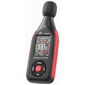 BENETECH Compteur de décibels, moniteur de niveau de décibels sonores et sonores, SPL de 30 dB à 130 dB (A) avec enregistrement, alarme visuelle, pondéré A/C, rechargeable pour la maison, la salle de - Publicité BENETECH Compteur de décibels, moniteur de niveau de décibels sonores et sonores, SPL de 30 dB à 130 dB (A) avec enregistrement, alarme visuelle, pondéré A/C, rechargeable pour la maison, la salle de - Publicité