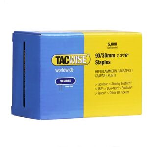 TACWISE 0309 Agrafes à Couronne Étroite Galvanisées de Type 90/30 mm, Lot de 5000 - Publicité TACWISE 0309 Agrafes à Couronne Étroite Galvanisées de Type 90/30 mm, Lot de 5000 - Publicité