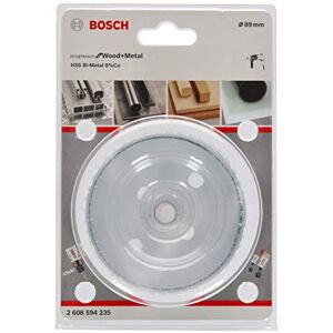 Bosch Scie cloche bimétallique (pour bois et métaux, 8 % alliage de cobalt, denture progressive, Ø 89 mm, accessoire de perçage) - Publicité Bosch Scie cloche bimétallique (pour bois et métaux, 8 % alliage de cobalt, denture progressive, Ø 89 mm, accessoire de perçage) - Publicité