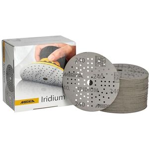 Mirka Abrasif IRIDIUM - 125mm Grain 240 - 100 unités - Publicité Mirka Abrasif IRIDIUM - 125mm Grain 240 - 100 unités - Publicité