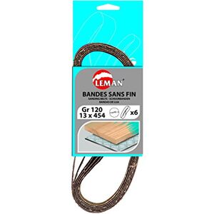 Leman - 13454.02 - Corindon - 13 x 454 mm - Bande abrasive - Publicité Leman - 13454.02 - Corindon - 13 x 454 mm - Bande abrasive - Publicité