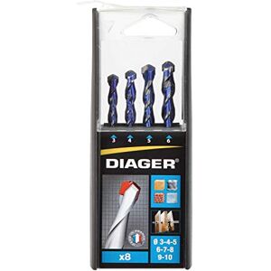Diager - 215C - 3-10 mm - Carbure - Coffret de forets - Publicité Diager - 215C - 3-10 mm - Carbure - Coffret de forets - Publicité