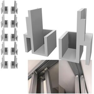 Ampfy LOT DE DE GUIDES POUR PORTE DE PLACARD COULISSANTE AVANT & ARRIERE 4G10 + 4D10 REMPLACEMENT COMPATIBLE AVEC RAILS FORM OPTIMUM BRICO DÉPÔT LEROY MERLIN CASTORAMA MR BRICOLAGE ETC… (6 PAIRES) - Publicité Ampfy LOT DE DE GUIDES POUR PORTE DE PLACARD COULISSANTE AVANT & ARRIERE 4G10 + 4D10 REMPLACEMENT COMPATIBLE AVEC RAILS FORM OPTIMUM BRICO DÉPÔT LEROY MERLIN CASTORAMA MR BRICOLAGE ETC… (6 PAIRES) - Publicité