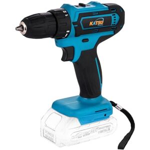 KATSU Tools KATSU FIT-BAT 21 V Perceuse-visseuse sans fil, mandrin sans clé de 10 mm, idéale pour les tâches de bricolage dans le jardin à domicile, sans batterie ni chargeur (gamme économique) 102623 - Publicité KATSU Tools KATSU FIT-BAT 21 V Perceuse-visseuse sans fil, mandrin sans clé de 10 mm, idéale pour les tâches de bricolage dans le jardin à domicile, sans batterie ni chargeur (gamme économique) 102623 - Publicité