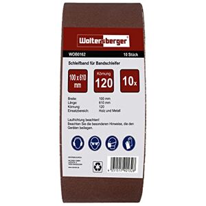 Woltersberger - 10 Fabric Belts 100x610 P240 - Sanding Belt - Publicité Woltersberger - 10 Fabric Belts 100x610 P240 - Sanding Belt - Publicité