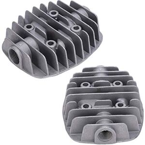 Shipenophy Double Culasse Robuste Culasse G1 / 2in / G3 / 8in Filetage compresseur d'air Culasse compresseur d'air pièces pour compresseur d'air 42 x 42mm - Publicité Shipenophy Double Culasse Robuste Culasse G1 / 2in / G3 / 8in Filetage compresseur d'air Culasse compresseur d'air pièces pour compresseur d'air 42 x 42mm - Publicité