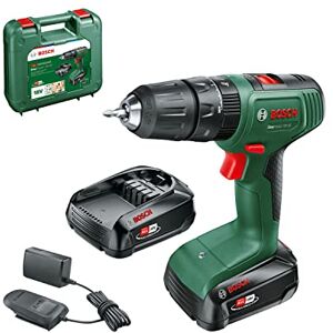 Bosch Perceuse-visseuse à percussion sans fil EasyImpact 18V-40 (2 batteries 2,0 Ah, système 18 V, dans coffret de transport) - Publicité Bosch Perceuse-visseuse à percussion sans fil EasyImpact 18V-40 (2 batteries 2,0 Ah, système 18 V, dans coffret de transport) - Publicité