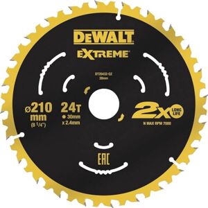 DeWalt DT20432 scie circulaire bois 210mm x30 24z - Publicité DeWalt DT20432 scie circulaire bois 210mm x30 24z - Publicité