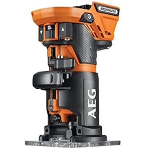 AEG Affleureuse 18V BRUSHLESS, 20000 à 30000 tr/min, diamètre des pinces de serrage 6 mm, (sans batt. ni chargeur) BOF18BL2-0 - Publicité AEG Affleureuse 18V BRUSHLESS, 20000 à 30000 tr/min, diamètre des pinces de serrage 6 mm, (sans batt. ni chargeur) BOF18BL2-0 - Publicité