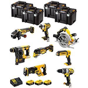 JG todotaladros DeWALT Kit DWK803T (DCD996 + DCH273 + DCG405 + DCF887 + DCS355 + DCS367 + DCS570 + DCL050 + 3 Batteries de 5,0 Ah + Chargeur + 4 x TSTAK VI) - Publicité