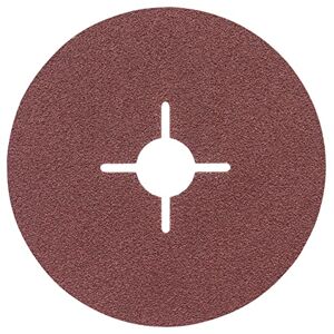 Bosch DIY Disque abrasif en fibre (pour meuleuse d'angle divers matériaux, Ø 125 mm), rouge - Publicité