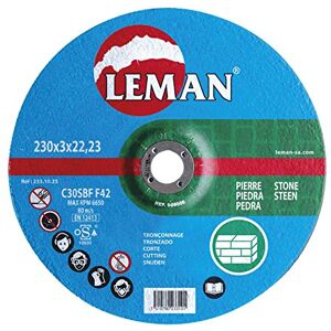 Leman Disque à tronçonner déporté pierre Classic ø 115 Alésage 22,23 Ep. 3mm Boite de 25 Disque, plateau et abrasif - Publicité Leman Disque à tronçonner déporté pierre Classic ø 115 Alésage 22,23 Ep. 3mm Boite de 25 Disque, plateau et abrasif - Publicité