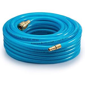 Monzana Tuyau à air comprimé 15m résistant max 15 bar raccord rapide 1/4' épaisseur 3mm tuyau pour appareils pneumatiques bricolage atelier Bleu - Publicité Monzana Tuyau à air comprimé 15m résistant max 15 bar raccord rapide 1/4' épaisseur 3mm tuyau pour appareils pneumatiques bricolage atelier Bleu - Publicité