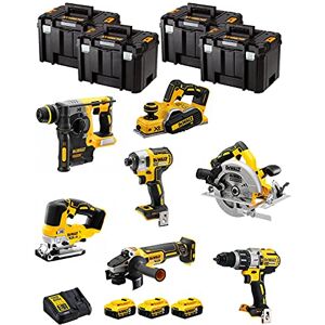 JG todotaladros DeWALT Kit DWK701T (DCD996 + DCH273 + DCG405 + DCF887 + DCS334 + DCS570 + DCP580 + 3 Batteries de 5,0 Ah + Chargeur + 4 x TSTAK VI) - Publicité