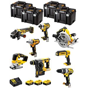 JG todotaladros DeWALT Kit DWK801T (DCD996 + DCH273 + DCG405 + DCF887 + DCF894 + DCS334 + DCS570 + DCL050 + 3 Batteries de 5,0 Ah + Chargeur + 4 x TSTAK VI) - Publicité