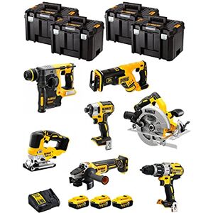 JG todotaladros DeWALT Kit DWK703T (DCD996 + DCH273 + DCG405 + DCF887 + DCS334 + DCS570 + DCS367 + 3 Batteries de 5,0 Ah + Chargeur + 4 x TSTAK VI) - Publicité