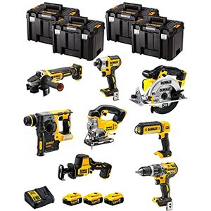 JG todotaladros DeWALT Kit DWK804T (DCD796 + DCH273 + DCG405 + DCF887 + DCS331 + DCS369 + DCS391 + DCL050 + 3 Batteries de 5,0 Ah + Chargeur + 4 x TSTAK VI) - Publicité