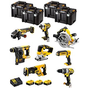 JG todotaladros DeWALT Kit DWK805T (DCD996 + DCH273 + DCG405 + DCF887 + DCS334 + DCS367 + DCS570 + DCL050 + 3 Batteries de 5,0 Ah + Chargeur + 4 x TSTAK VI) - Publicité