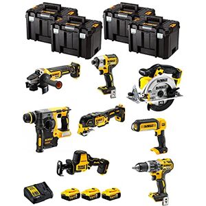 JG todotaladros DeWALT Kit DWK802T (DCD796 + DCH273 + DCG405 + DCF887 + DCS355 + DCS369 + DCS391 + DCL050 + 3 Batteries de 5,0 Ah + Chargeur + 4 x TSTAK VI) - Publicité