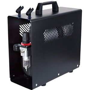 Fengda Compresseur Aerographe Professionnel  FD-196A avec réservoir d’air/Régulateur de pression / 3,5L / 6 bars/Arrêt Auto - Publicité Fengda Compresseur Aerographe Professionnel  FD-196A avec réservoir d’air/Régulateur de pression / 3,5L / 6 bars/Arrêt Auto - Publicité