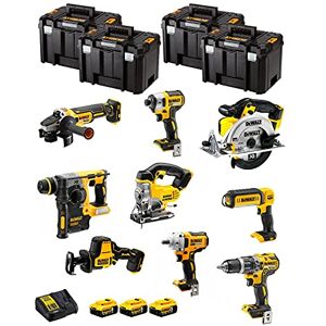 JG todotaladros DeWALT Kit DWK900T (DCD796 + DCH273 + DCG405 + DCF887 + DCF894 + DCS331 + DCS391 + DCS369 + DCL050 + 3 Batteries de 5,0 Ah + Chargeur + 4 x TSTAK VI) - Publicité