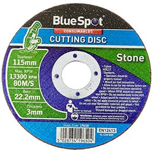 Blue Spot Tools Blue Spot Disque à tronçonner pour pierre 11,4 cm - Publicité