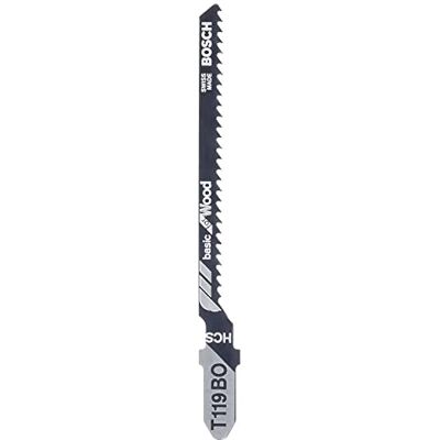 Lame de scie sauteuse L/Pas: 83x2mm (Bois) T119Bo 5 pièces 2608630310 BOSCH - Publicité Lame de scie sauteuse L/Pas: 83x2mm (Bois) T119Bo 5 pièces 2608630310 BOSCH - Publicité