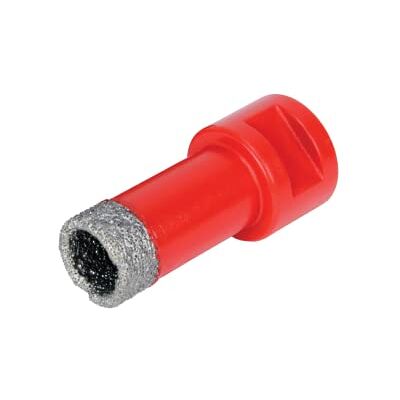 RUBI Trépans Diamantés pour Percer à Sec des Matériaux en Céramique, Revêtements, Grès et Grès Cerame 14.000 tr./min TREPAN DRYGRES Ø 20 MM. (04910) - Publicité RUBI Trépans Diamantés pour Percer à Sec des Matériaux en Céramique, Revêtements, Grès et Grès Cerame 14.000 tr./min TREPAN DRYGRES Ø 20 MM. (04910) - Publicité